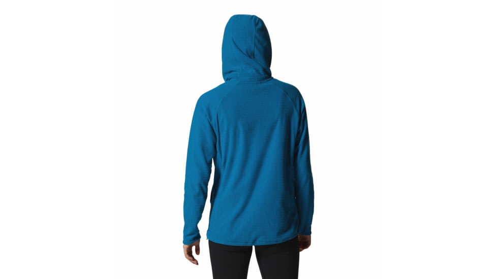 Mountain Hardwear Summit Grid Tunic Hoody - Womens, Vinson Blue, Medium, 2019001446-Vinson Blue-M