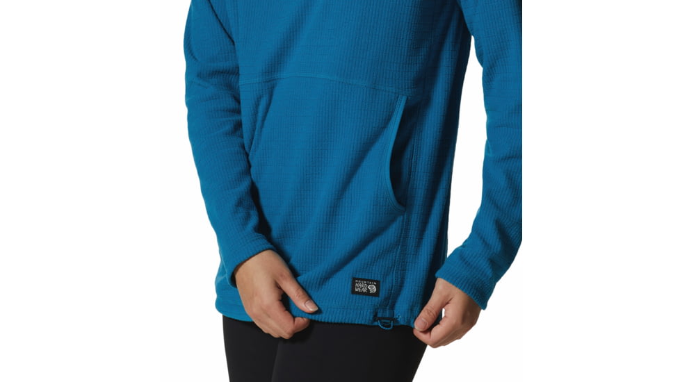 Mountain Hardwear Summit Grid Tunic Hoody - Womens, Vinson Blue, Medium, 2019001446-Vinson Blue-M