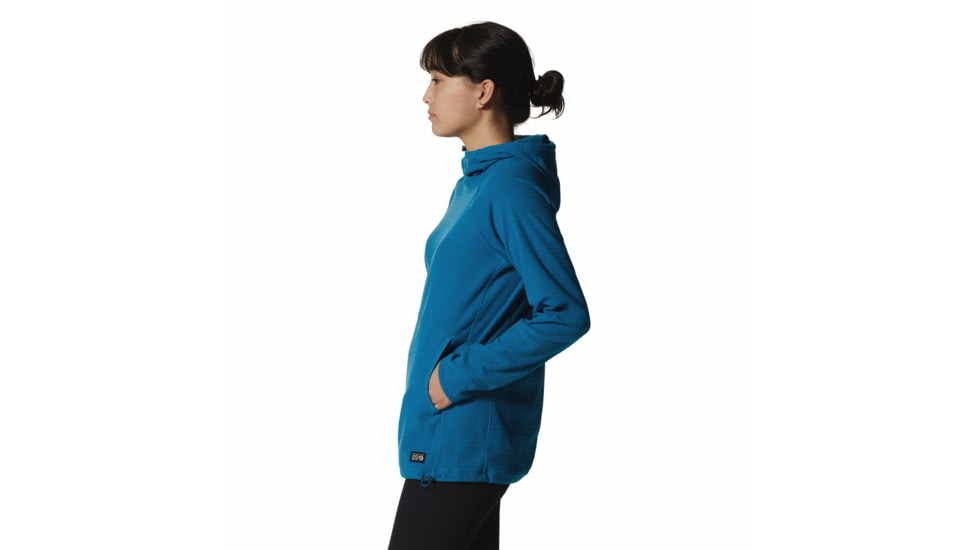 Mountain Hardwear Summit Grid Tunic Hoody - Womens, Vinson Blue, Medium, 2019001446-Vinson Blue-M