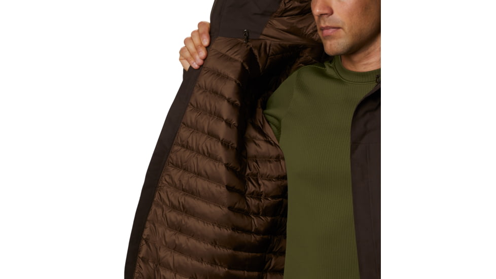 Mountain Hardwear Summit Shadow Down Jacket - Men's, Dark Ash, Small, OM7783209-S