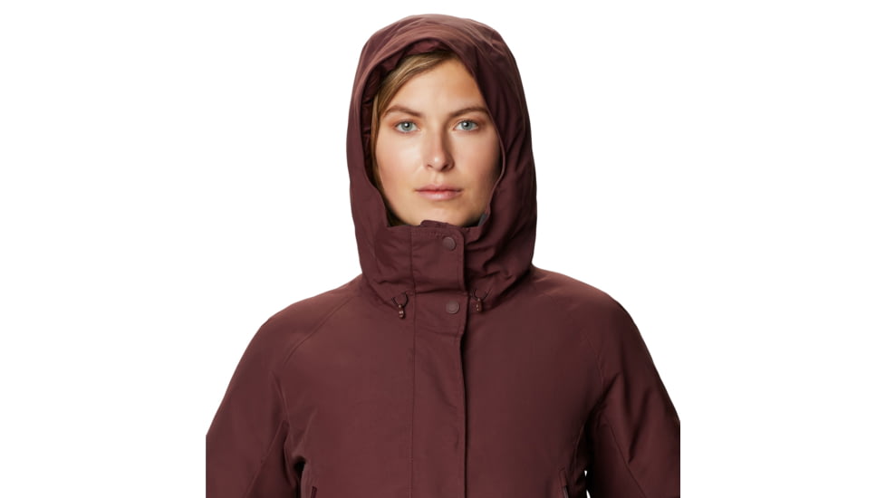 Mountain Hardwear Summit Shadow Down Parka - Women's, Washed Raisin, Large, OL7776629-L