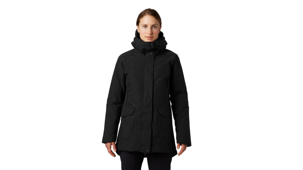 Mountain Hardwear Summit Shadow Gore-Tex Down Parka - Womens, Black, Small, OL7776010-S