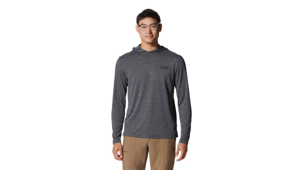 Mountain Hardwear Sunblocker Hoody - Men's, Dark Storm Heather, 2XL, 2038381004-XXL