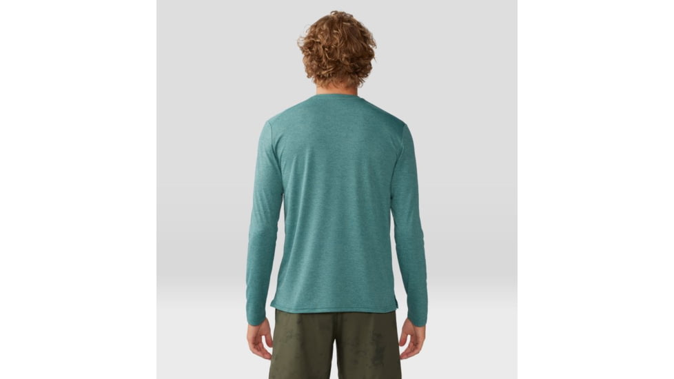 Mountain Hardwear Sunblocker Long Sleeve Top - Mens, Blue Pine Heather, Large, 2027871355-L