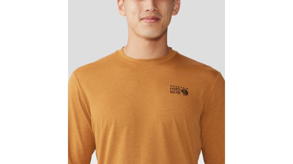 Mountain Hardwear Sunblocker Long Sleeve Top - Mens, Canyon Glow Heather, Small, 2027871845-S