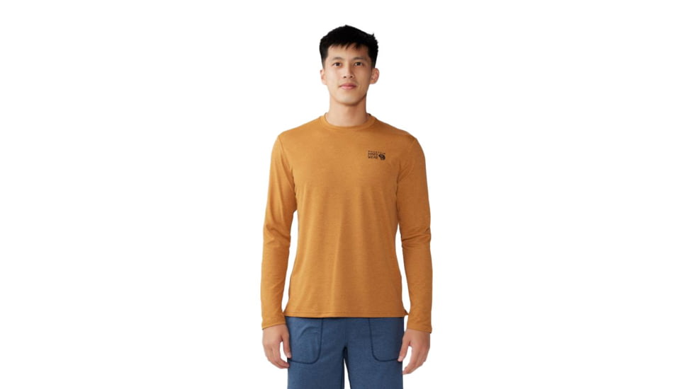 Mountain Hardwear Sunblocker Long Sleeve Top - Mens, Canyon Glow Heather, Small, 2027871845-S