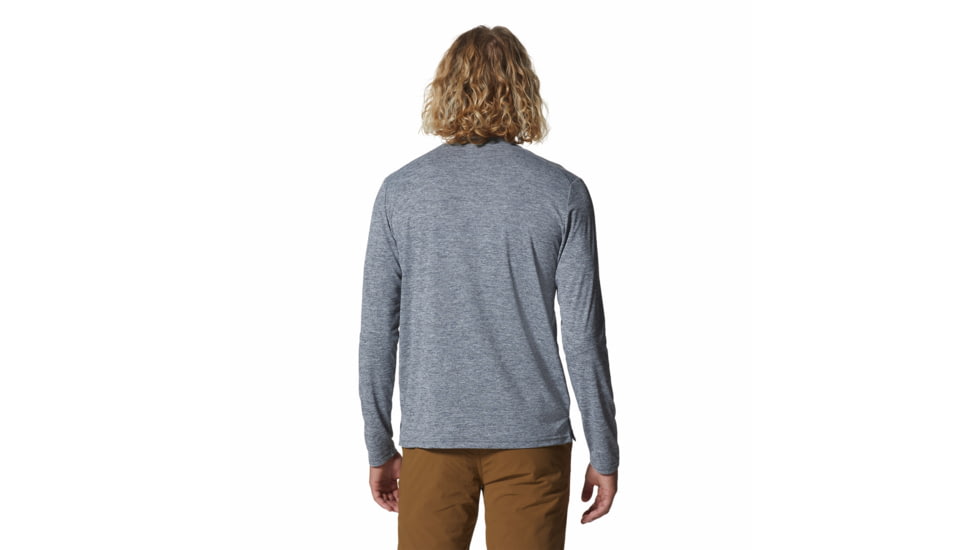 Mountain Hardwear Sunblocker Long Sleeve Top - Mens, Foil Grey Heather, Large, 2027871056-F-L