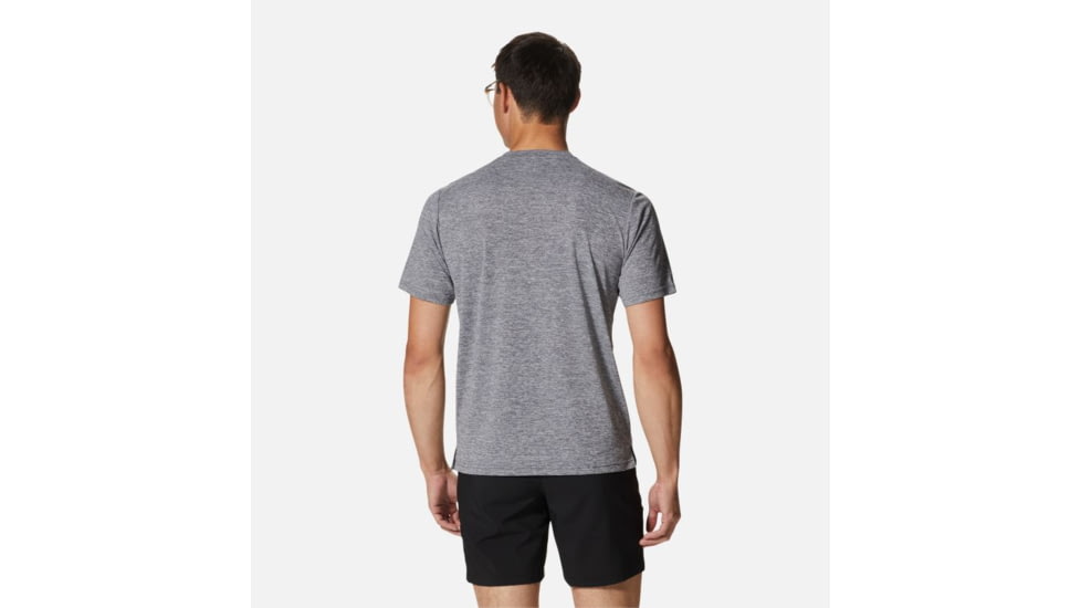 Mountain Hardwear Sunblocker Short Sleeve Shirt - Men's, Foil Grey Heather, XXL, 2027891-056-XXL