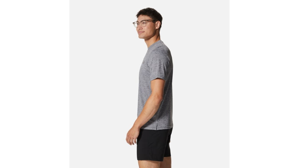 Mountain Hardwear Sunblocker Short Sleeve Shirt - Men's, Foil Grey Heather, XXL, 2027891-056-XXL