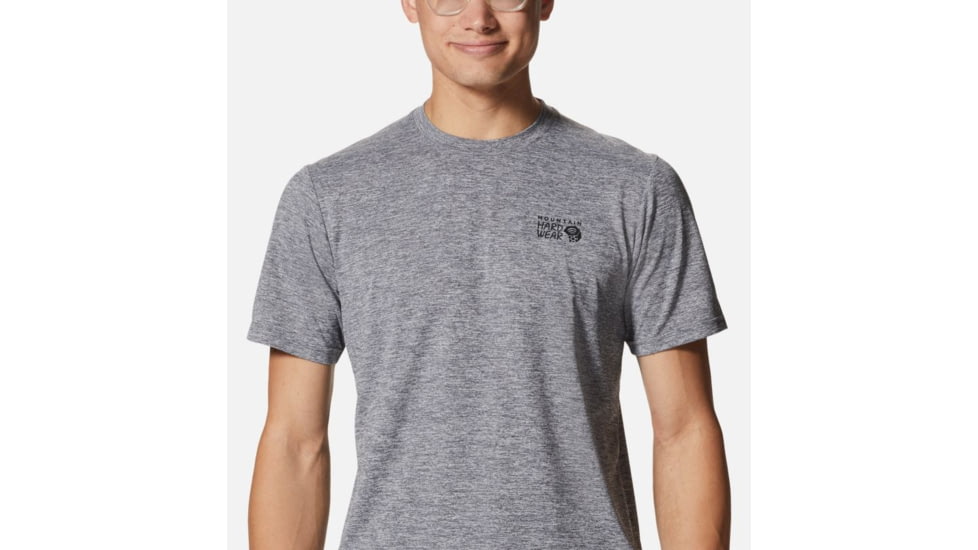 Mountain Hardwear Sunblocker Short Sleeve Shirt - Men's, Foil Grey Heather, XXL, 2027891-056-XXL