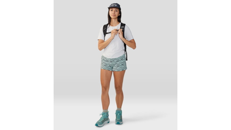 Mountain Hardwear Sunblocker Short Sleeve Shirt - Womens, Grey Ice Heather, Small, 2067781063-S