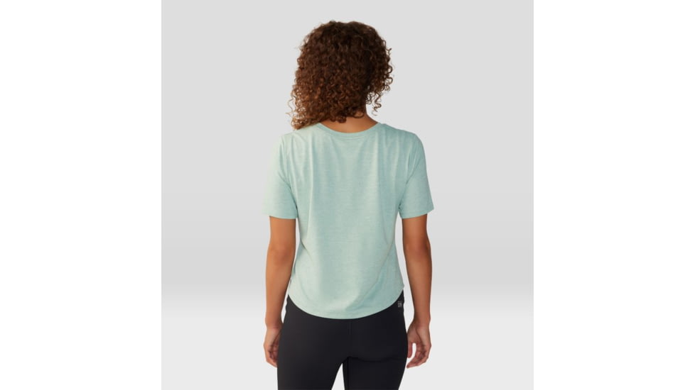 Mountain Hardwear Sunblocker Short Sleeve Shirt - Womens, Mineral Spring Heather, Large, 2067781334-L