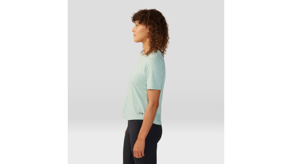 Mountain Hardwear Sunblocker Short Sleeve Shirt - Womens, Mineral Spring Heather, Large, 2067781334-L