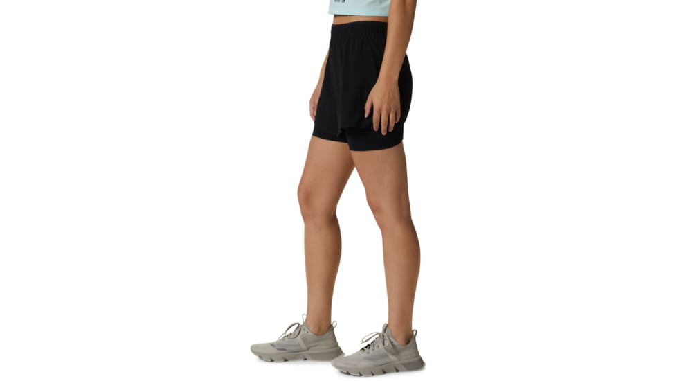 Mountain Hardwear Sunshadow 2in1 Short - Womens, Black, Small, Regular, 1982761010-S-R