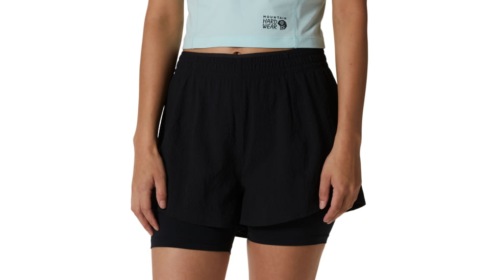 Mountain Hardwear Sunshadow 2in1 Short - Womens, Black, Small, Regular, 1982761010-S-R