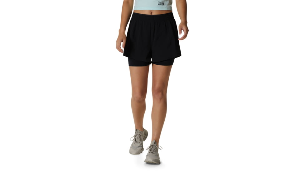 Mountain Hardwear Sunshadow 2in1 Short - Womens, Black, Small, Regular, 1982761010-S-R
