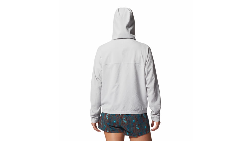 Mountain Hardwear Sunshadow Full Zip Top - Womens, Grey Ice, Medium, 1982601063-Grey Ice-M