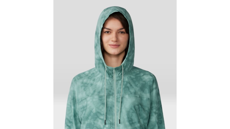 Mountain Hardwear Sunshadow Full Zip Top - Womens, Mineral Spring Spore Dye Print, Extra Large, 1982601334-XL