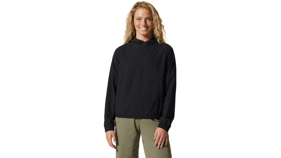 Mountain Hardwear Sunshadow Long Sleeve Hoody - Women's, Black, Medium, 1924091010-M