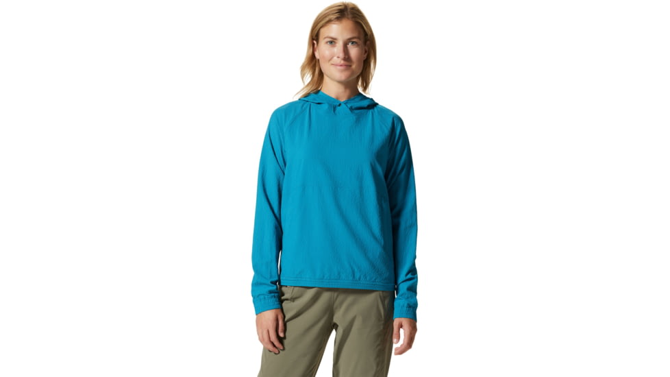 Mountain Hardwear Sunshadow Long Sleeve Hoody - Women's, Vinson Blue, Medium, 1924091446-M