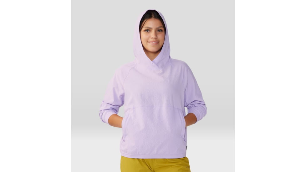 Mountain Hardwear Sunshadow Long Sleeve Hoody - Womens, Wisteria, Medium, 1924091567-M