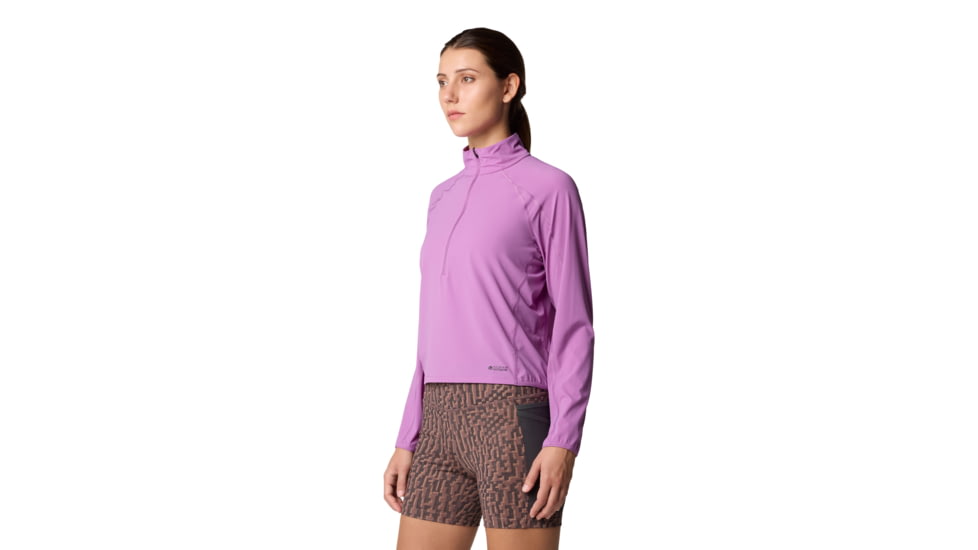 Mountain Hardwear Sunshield 1/2 Zip Top - Womens, Lilac Glow, L, 190423050109