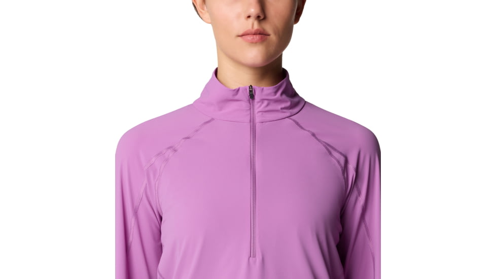 Mountain Hardwear Sunshield 1/2 Zip Top - Womens, Lilac Glow, L, 190423050109