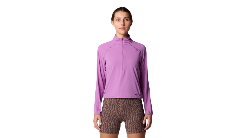 Mountain Hardwear Sunshield 1/2 Zip Top - Womens, Lilac Glow, L, 190423050109