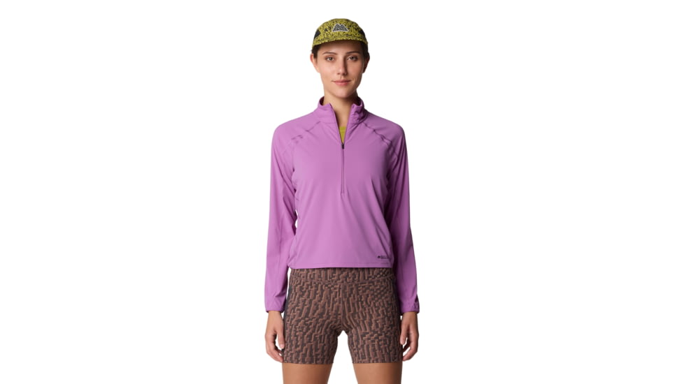Mountain Hardwear Sunshield 1/2 Zip Top - Womens, Lilac Glow, L, 190423050109