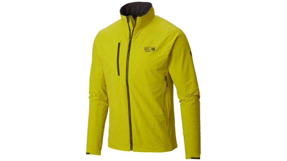 Mountain Hardwear Super Chockstone Full Zip Jacket - Mens-Gingko-Large