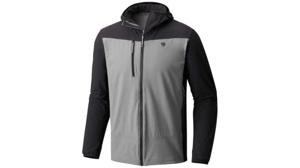 Mountain Hardwear Super Chockstone Hooded Jacket - Men's, Shark, S 1707731011-S