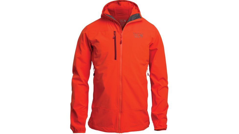 Mountain Hardwear Super Chockstone Hooded Jacket - Men's-State Orange-X-Large