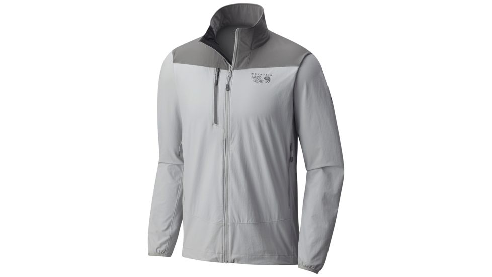 Mountain Hardwear Super Chockstone Jacket - Men's-Grey Ice-X-Large