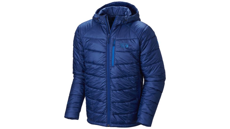 Mountain Hardwear Super Compressor Hooded Jacket - Men's-Azul-Large