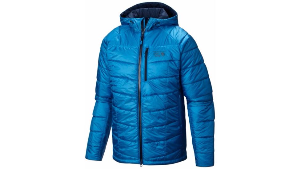 Super Compressor Hooded Jacket - Mens-Dark Compass-Large