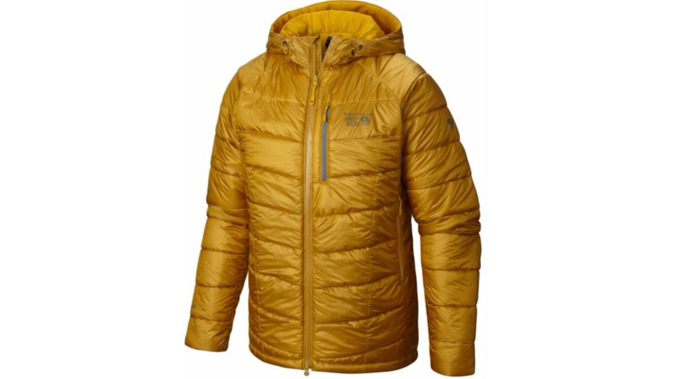 Super Compressor Hooded Jacket - Mens-Inca Gold-Large
