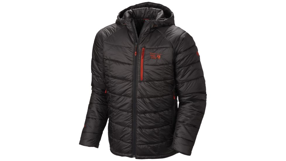 Mountain Hardwear Super Compressor Hooded Jacket - Men's-Shark-Medium