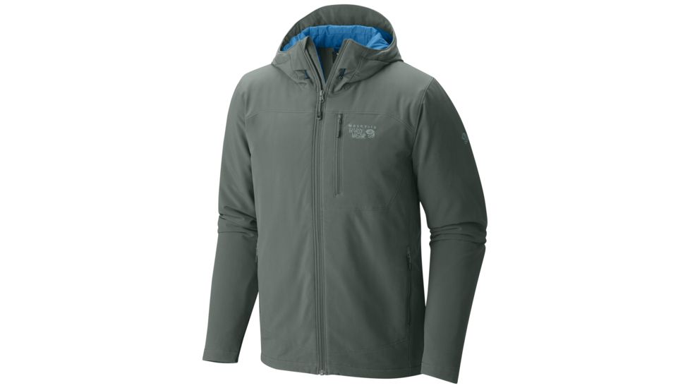 Mountain Hardwear Super Conductor Hooded Jacket - Men's-Thunderhead Grey-X-Large