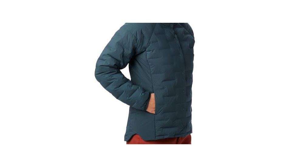 Mountain Hardwear Super/DS Stretchdown Shirt Jacket - Women's, Blue Spruce, Small, 1850871310-S