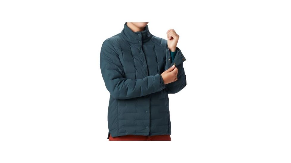 Mountain Hardwear Super/DS Stretchdown Shirt Jacket - Women's, Blue Spruce, Small, 1850871310-S