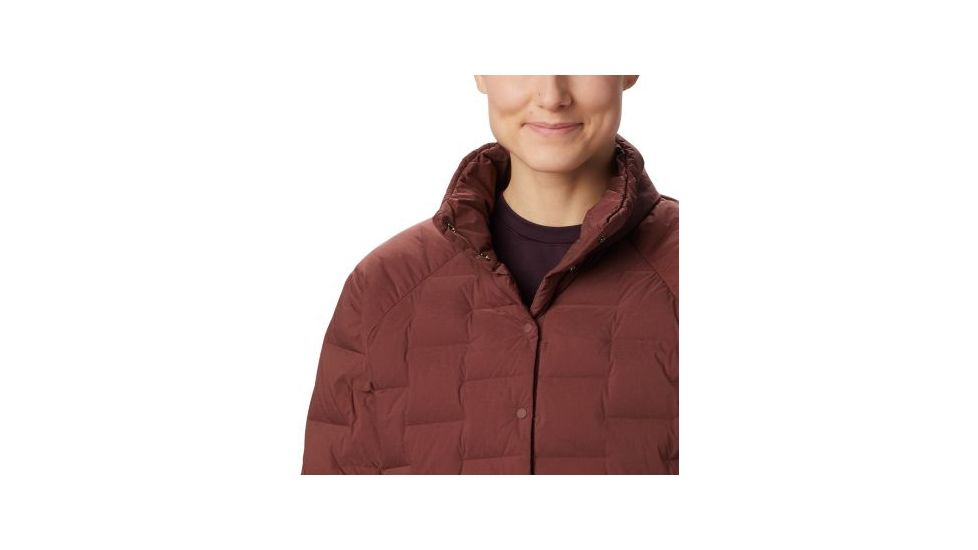 Mountain Hardwear Super/DS Stretchdown Shirt Jacket - Women's, Dark Umber, Small, 1850871259-S