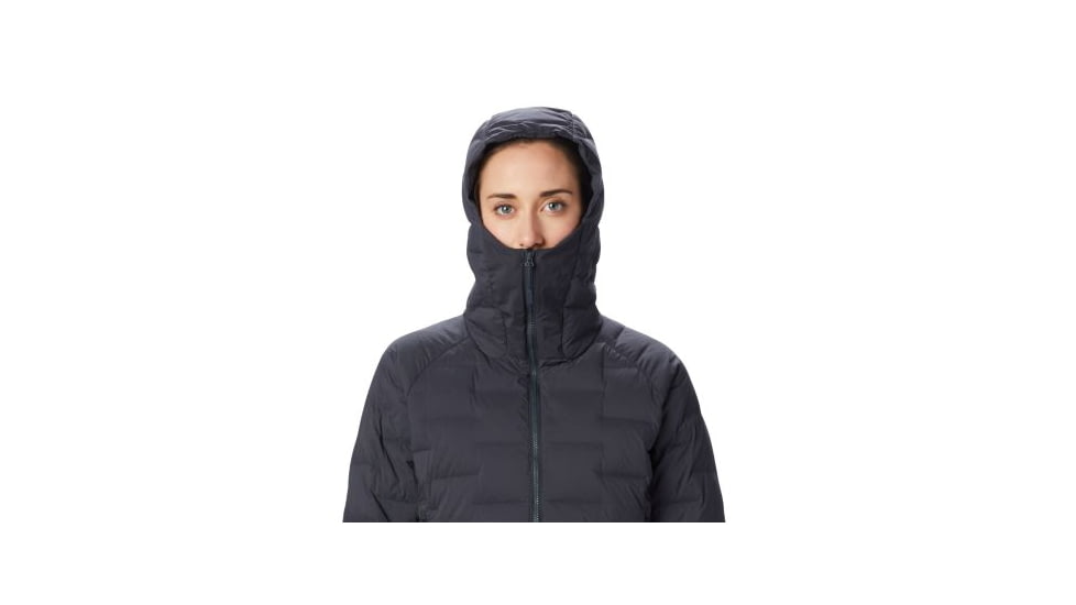 Mountain Hardwear Super/DS Stretchdown Climb Hoody - Women's, Dark Storm, Extra Small, 1863991004-XS