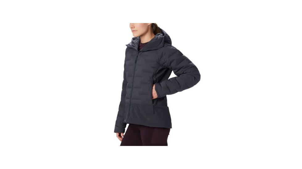 Mountain Hardwear Super/DS Stretchdown Climb Hoody - Women's, Dark Storm, Extra Small, 1863991004-XS