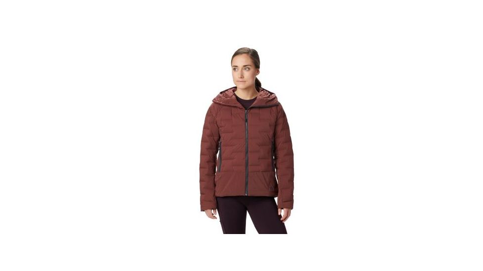 Mountain Hardwear Super/DS Stretchdown Climb Hoody - Women's, Dark Umber, Large, 1863991259-L