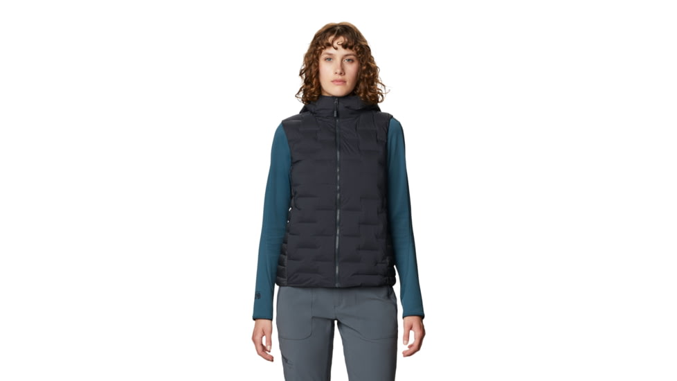 Mountain Hardwear Super/DS Hybrid Vest - Women's, Dark Storm, Small, OL9064004-S