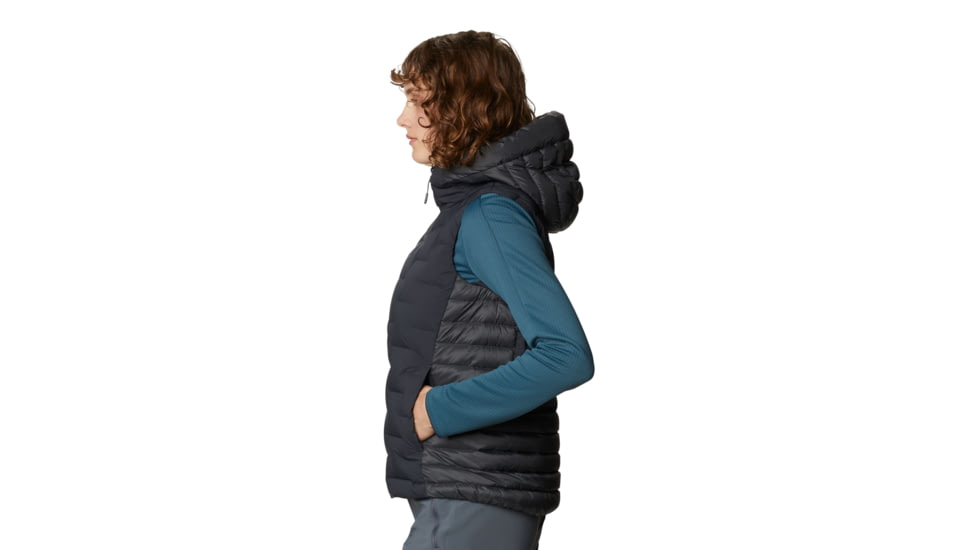 Mountain Hardwear Super/DS Hybrid Vest - Women's, Dark Storm, Small, OL9064004-S