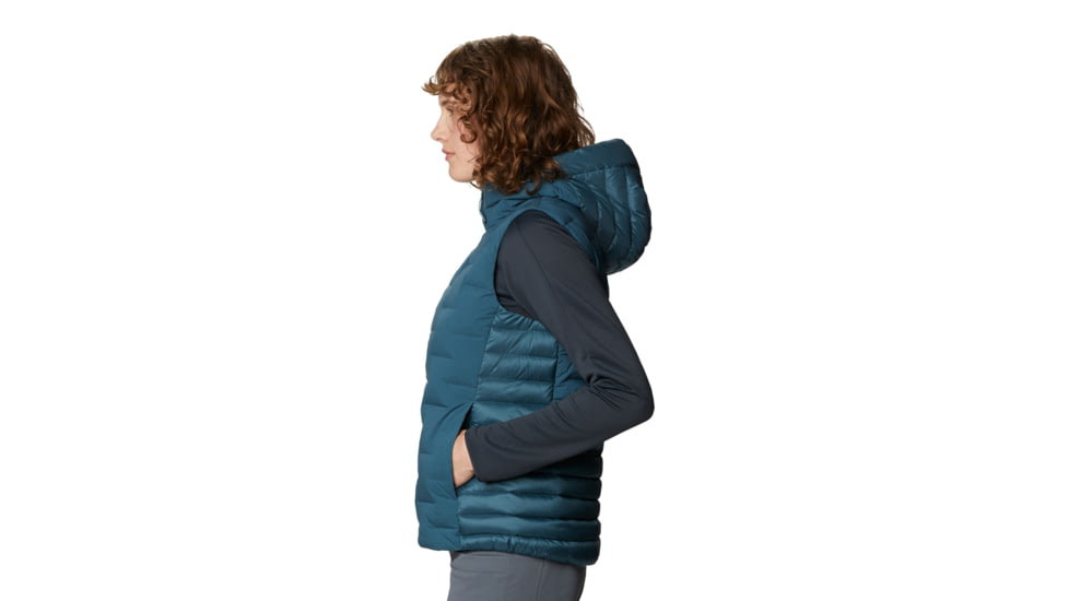 Mountain Hardwear Super/DS Hybrid Vest - Women's, Icelandic, Small, OL9064324-S