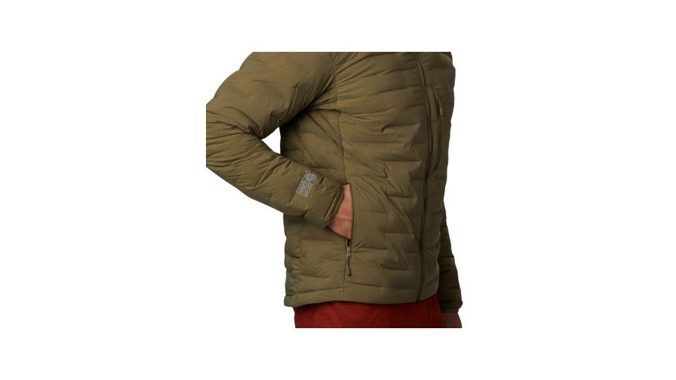 Mountain Hardwear Super/DS Stretchdown Jacket - Men's, Combat Green, Large, 1851281353-L