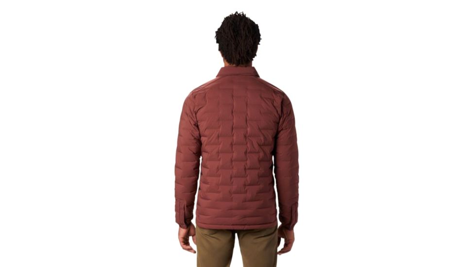 Mountain Hardwear Super DS Stretchdown Climb Shacket - Mens, Dark Umber, Extra Large, OM8172259-XL