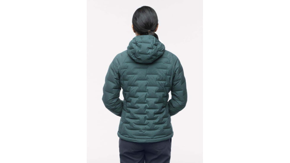 Mountain Hardwear Super DS Stretchdown Hooded Jacket - Womens, Blue Spruce, Large, 1846431310-L